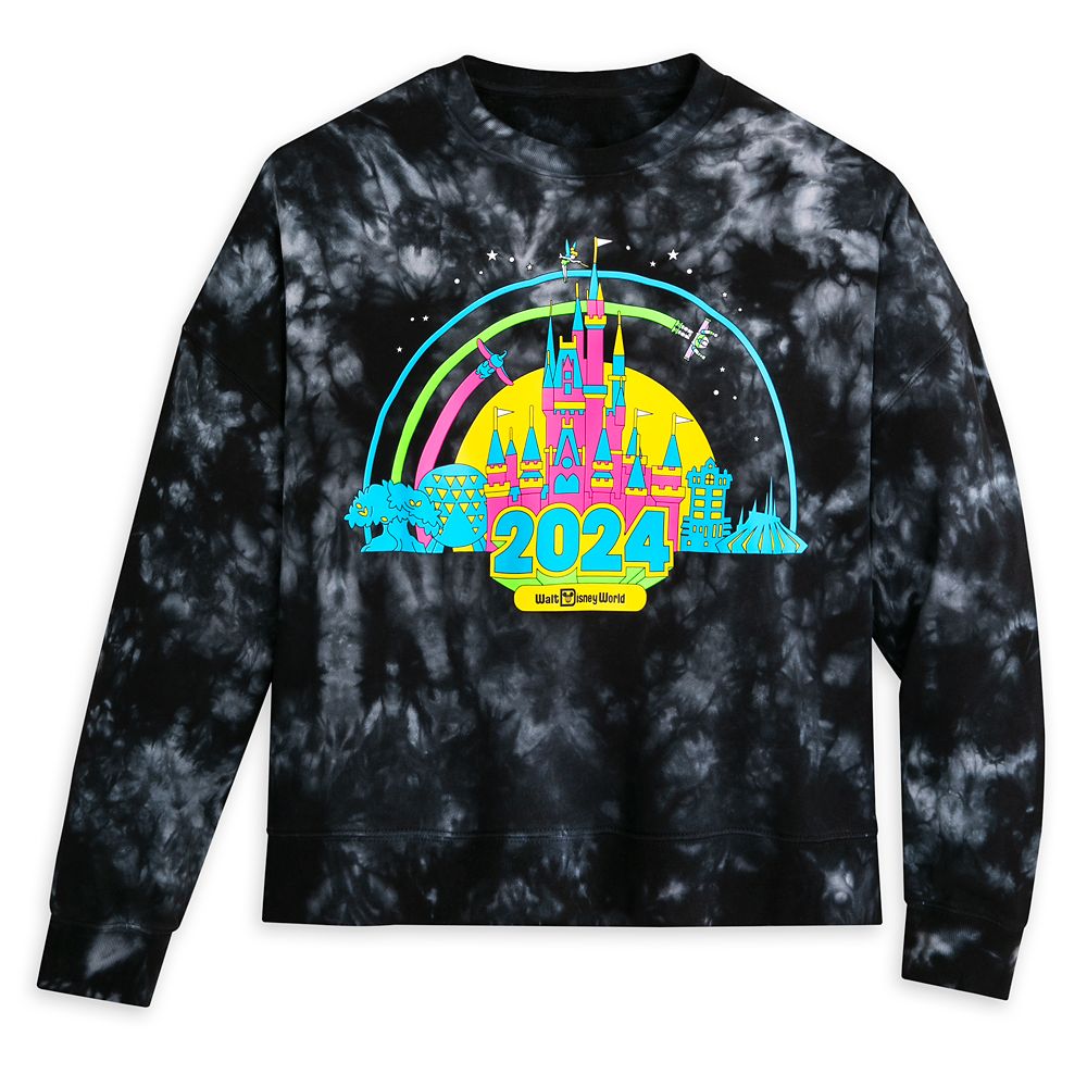 Walt Disney World 2024 Tie-Dye Pullover Sweatshirt for Women is here now