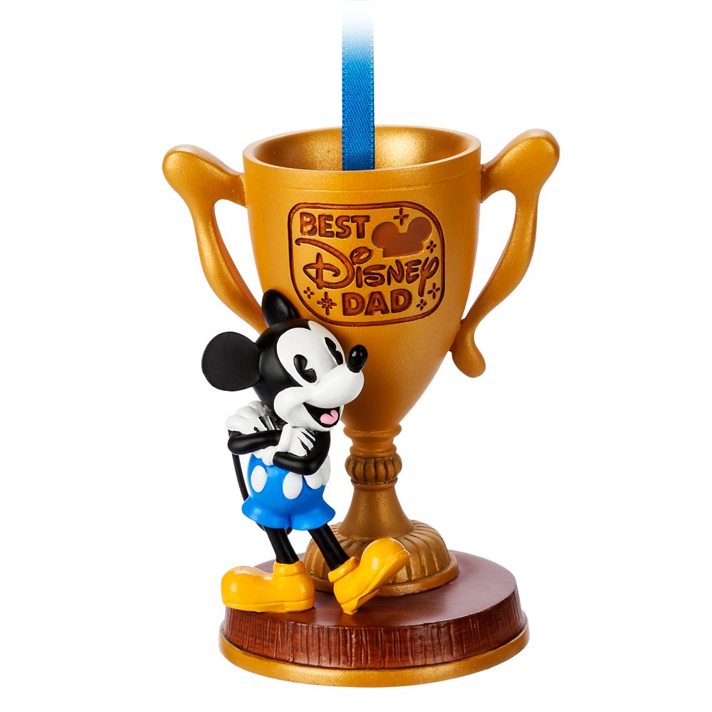 Mickey Mouse ”Best Disney Dad” Figural Ornament available online