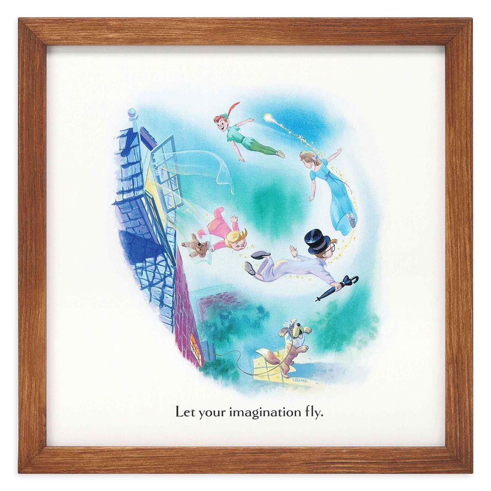 Peter Pan Little Golden Book Framed Wood Wall Décor now available online