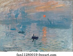  Art Print - Impression, Sunrise