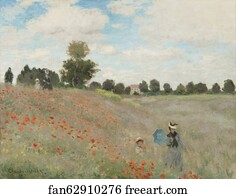  Art Print - Poppies At Argenteuil