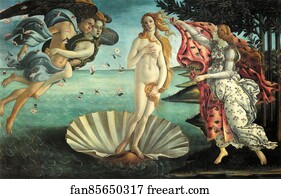  Art Print - The Birth Of Venus