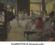  Art Print - The Dance Class