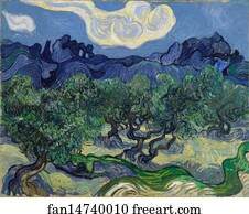  Art Print - The Olive Trees