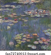  Art Print - Water Lilies