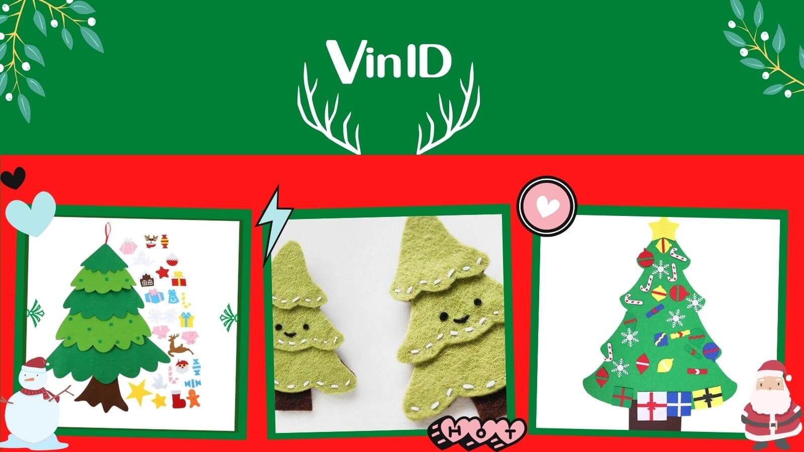 TOP 5 cách làm cây thông bằng vải trang trí Noel cực đẹp | VinID