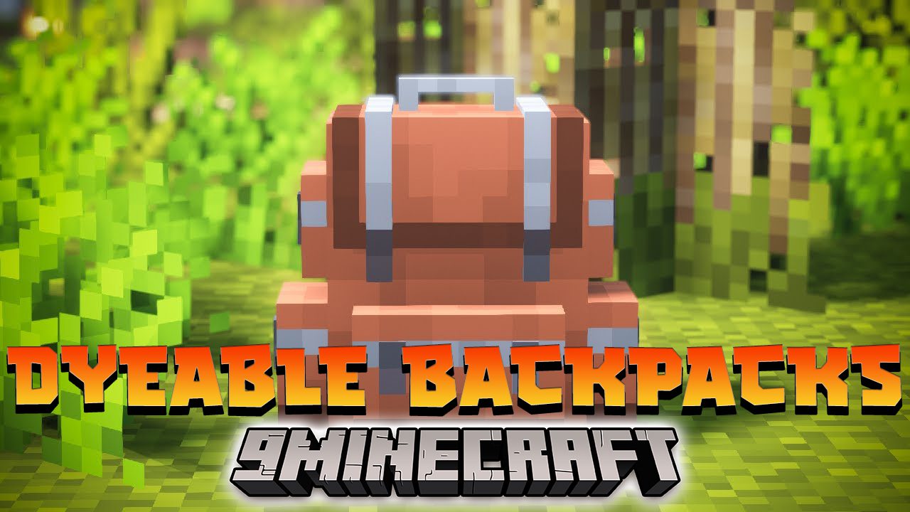 Dyeable Backpacks Data Pack (1.19.3, 1.18.2) - Backpack In Minecraft! 1