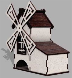 Laser Cut Windmill Tea House