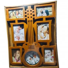 Laser Cut Guitar Photo Frames DXF File