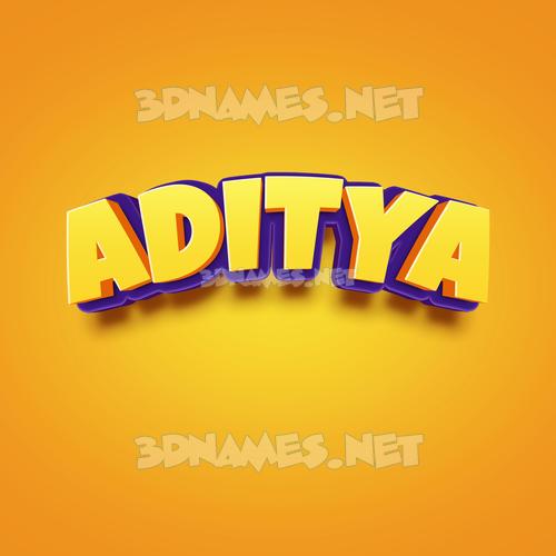 Aditya Name 3d Wallpaper