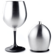 Copa GSI Outdoors Glacier Stainless Red Wine Glass plata