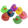 a group of rubber ducks