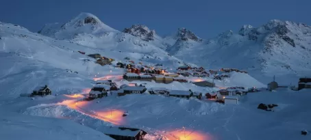 Early morning in Tasiilaq, East Greenland