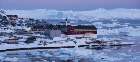 Midnight sun light, Ilulissat