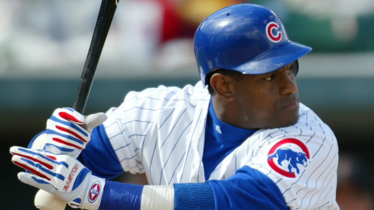 Former Chicago Cubs slugger Sammy Sosa