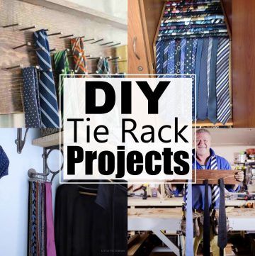 21 DIY Tie Rack Projects