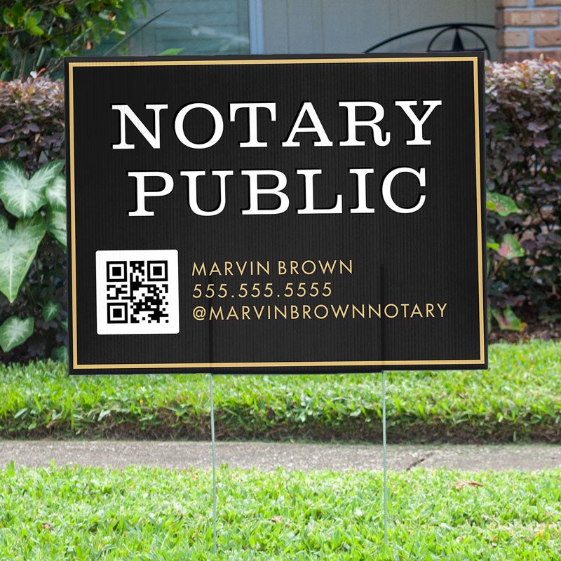 Notary Public Sign