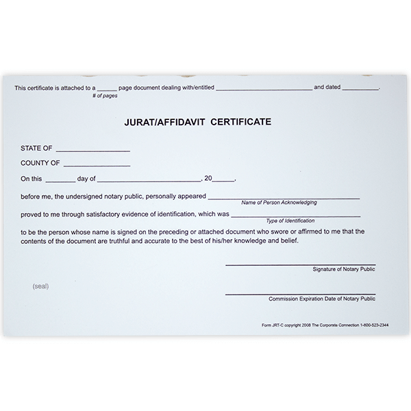 Affidavit Format