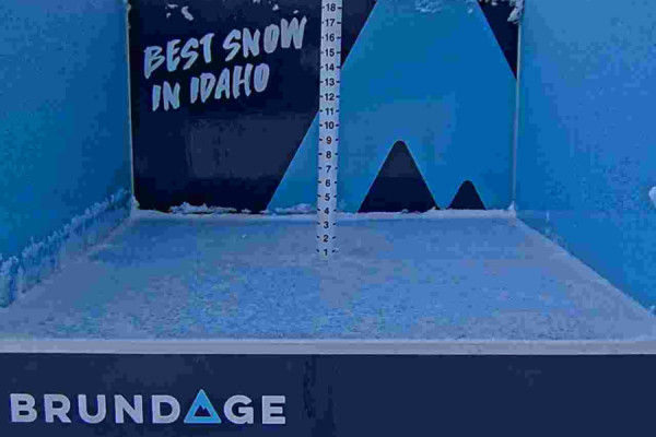 Brundage Mountain Snowfall