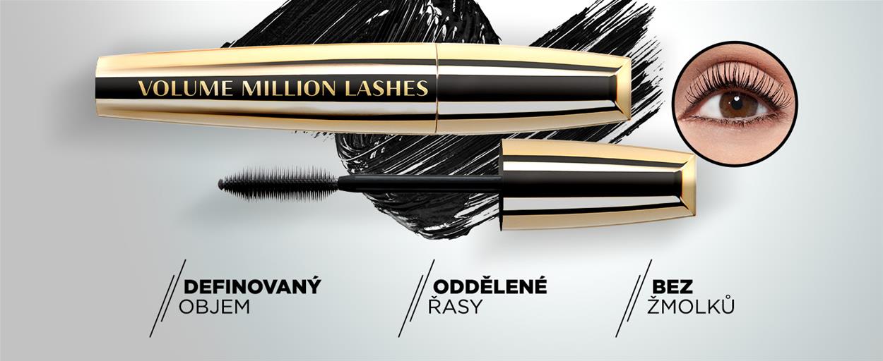 Řasenka L'ORÉAL PARIS Volume Million Lashes Mascara Black