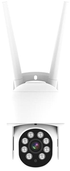 Überwachungskamera Immax NEO LITE Smart Security Outdoor-Kamera ANGLE III 360°, P/T, HD 4MP, WiFi, ONVIF, USB-C ...