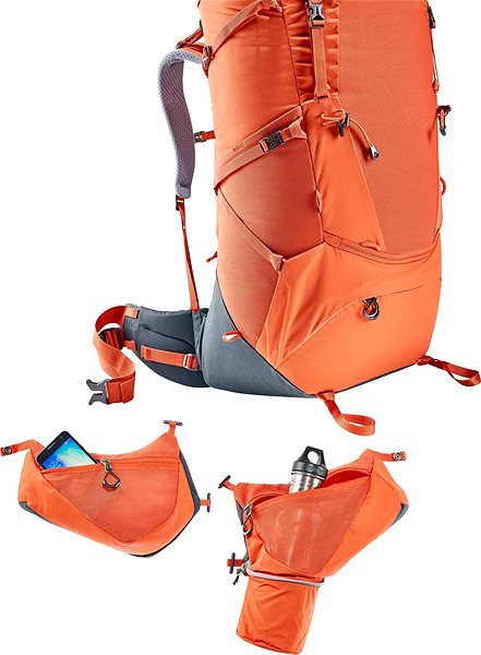 Turistický batoh Deuter Aircontact Core 65+10 SL červený ...