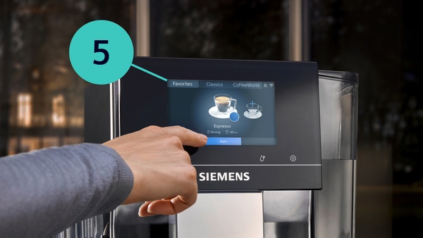 Automatický kávovar SIEMENS TQ715R03 EQ700