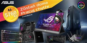 Asus Cashback: ušetrite desiatky eur pri nákupe hernej výbavy