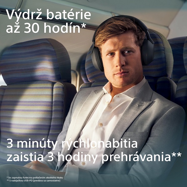 Bezdrôtové slúchadlá Sony Noise Cancelling WH-1000XM5