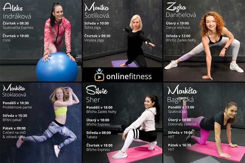 Online Fitness tréneri