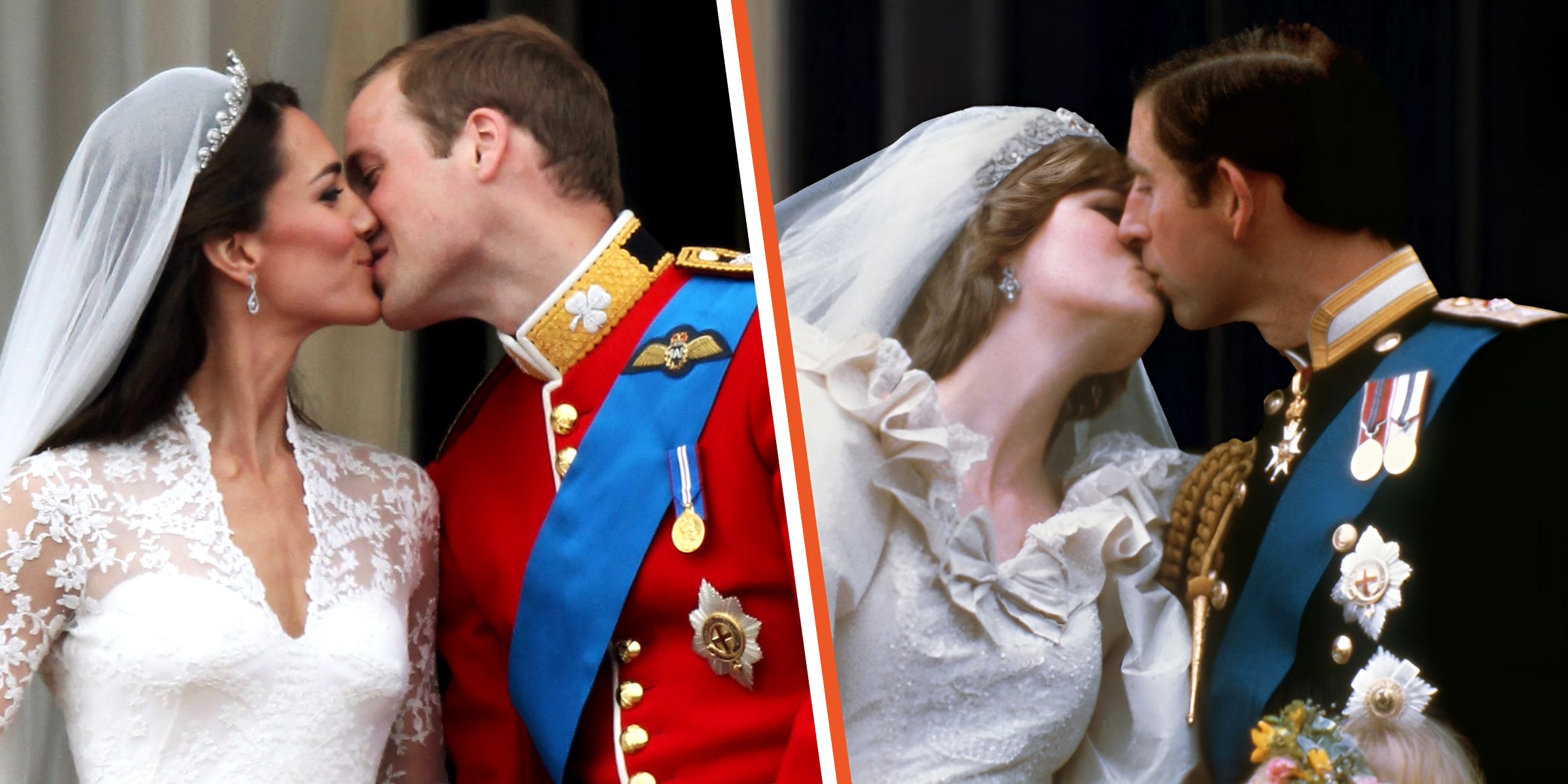 Princesse Catherine et Prince William | Princesse Diana et Roi Charles III | Source : Getty Images