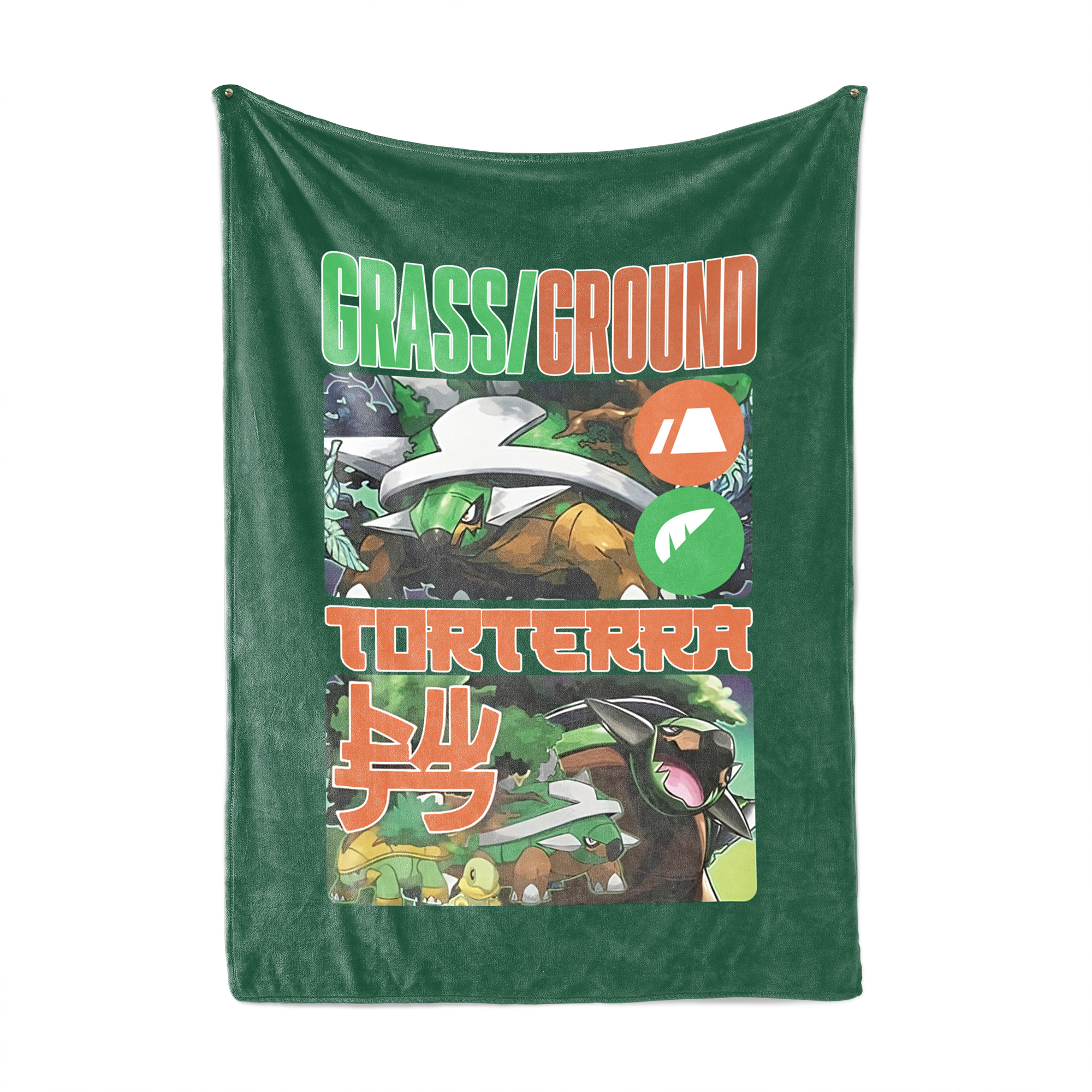 Torterra Pokemon Blanket - AnimeBape