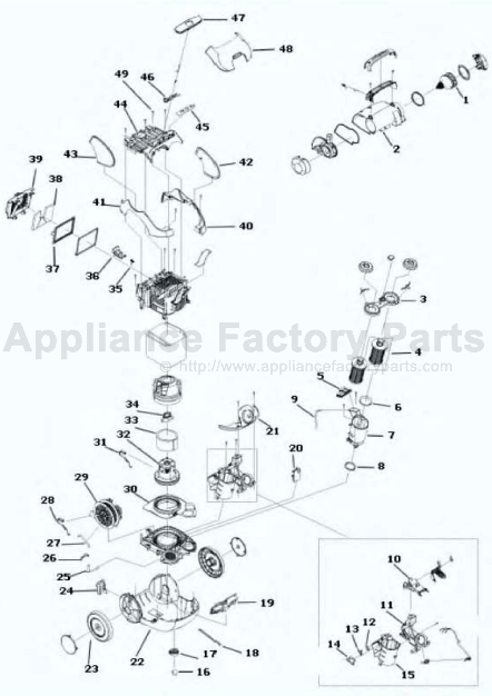 Electrolux EL7055B Parts | Vacuum Cleaners