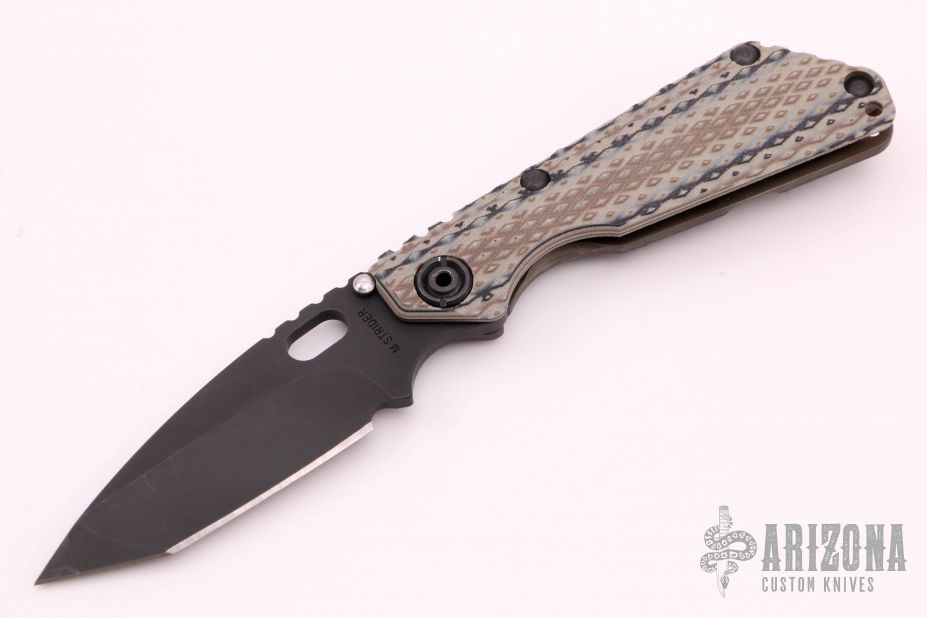 Strider Knives Folder: SnG Thickass Tanto/Diamond Pattern CPM 3V Monkey ...