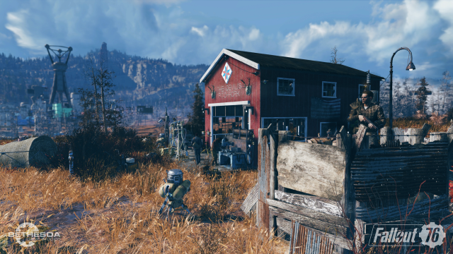 In Fallout 76, this looks like a good place to quarantine (and set up every valuable possession we have).