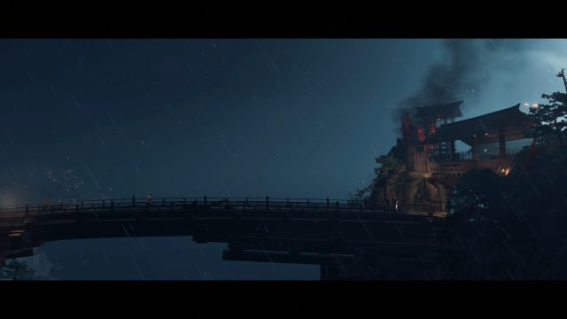 ghost of tsushima: visual demonstration of the 3D rendering engine