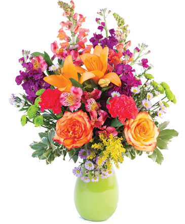 Wild Variety Flower Arrangement in Oliver, BC | Blooms and Fins, Inc.