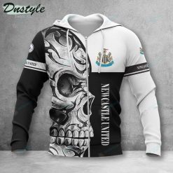 Newcastle United FC Skull Zip Up Hoodie