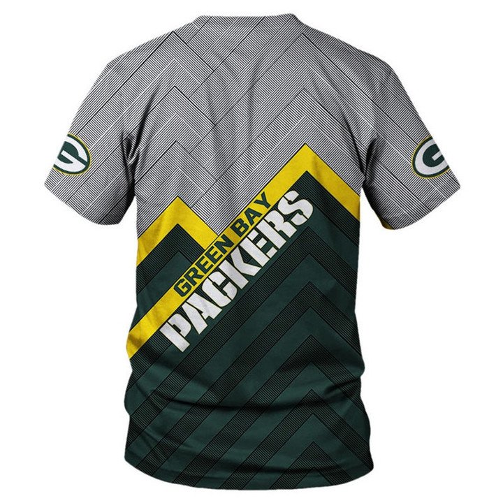 NFL Green Bay Packers Short Sleeve Grey Version T-Shirt