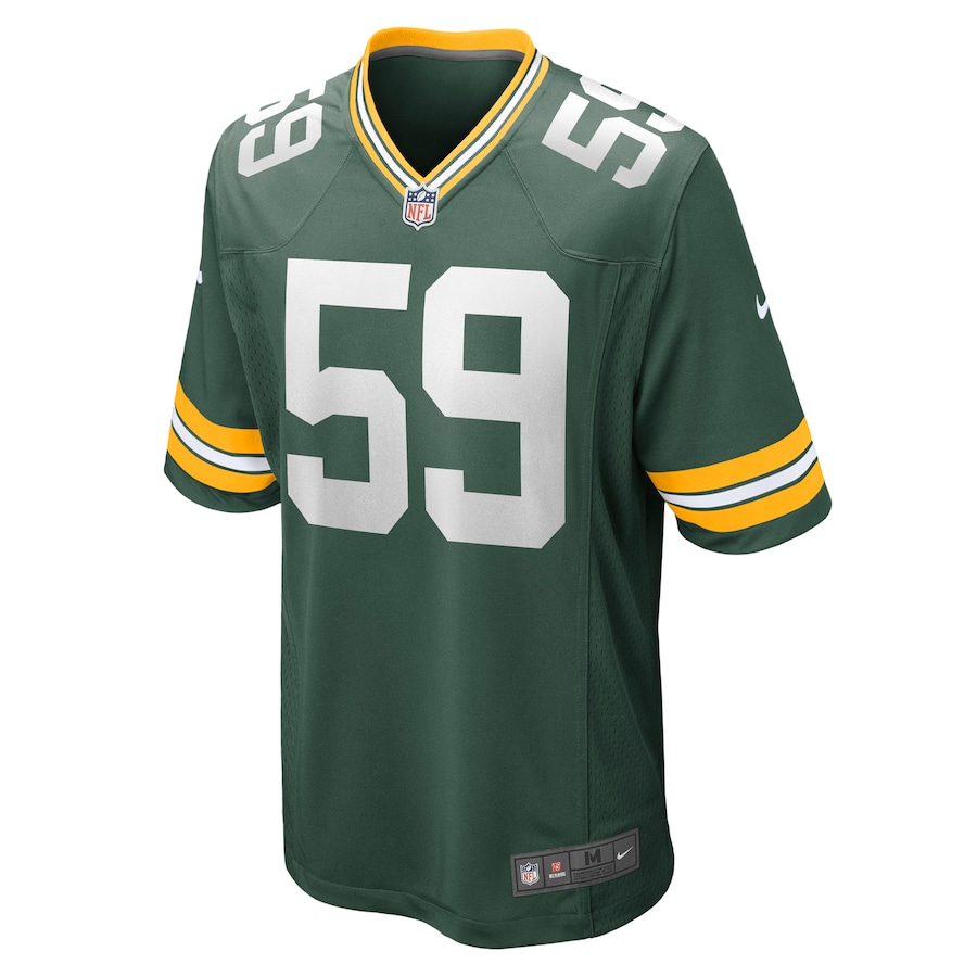 Green Bay Packers De’Vondre Campbell Nike Green NFL Game Jersey