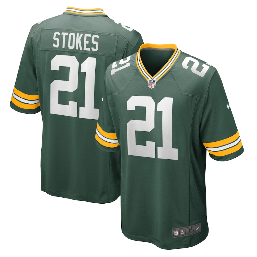 Green Bay Packers Eric Stokes Nike Green NFL Game Jersey