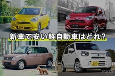 新車で安い軽自動車はどの車？ 価格・維持費・リセールバリュー別TOP5を紹介