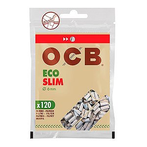 Filtro para Cigarro OCB Orgânico (Eco) Slim de 6mm (Pacote com 120)