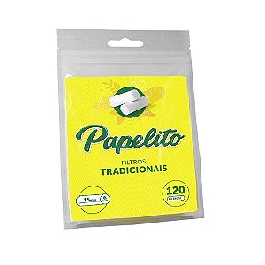 Filtro para Cigarro Papelito Tradicional 6mm (Pacote com 120)