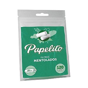 Filtro para Cigarro Papelito Mentolados 6mm (Pacote com 120)