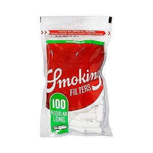 Filtro para Cigarro Smoking Regular Long 8mm  (Pacote com 100)