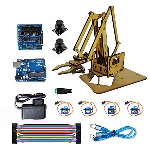 Kit Braço Robótico com Joystick - 41 Peças