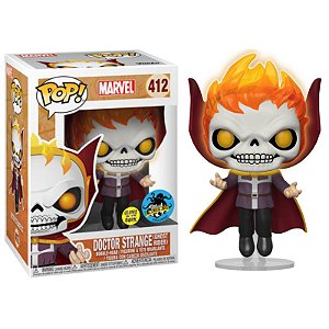 Funko Pop! Marvel Doctor Strange Ghost Rider 412 Exclusivo Glow