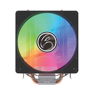 COOLER BRAZIL PC CL-SA01 GAMER  PARA PROCESSADORCOM RGB PARA INTEL OU AMD 4 HEATPIPE