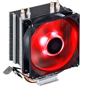 COOLER BPC-GAMER100 COM COBRE + LED VERMELHO PARA PROCESSADOR INTEL E AMD